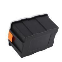 Caja de piezas de herramientas de plástico portátil para electricista, Maleta de almacenamiento, soporte para maleta, F-156D - details 2