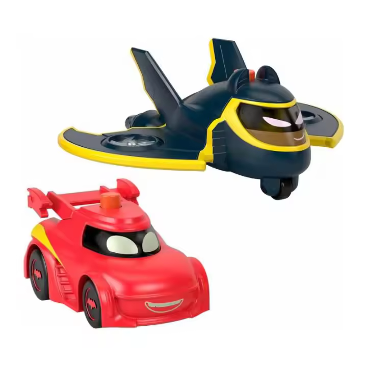 BATWHEELS 2 COCHES DE CARRERA QUE SE ILUMINAN DE MATTEL - 1