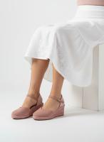 Calzados soraia, Alpargatas de Cuña con Plataforma para Mujer - Sandalias de Esparto con Tira al Tobillo, Punta Cerrada y Acabado en Gamuza Sintética - Calzado Cómodo de Verano Estilo Boho Chic - details 26