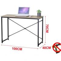 Escritorio Diseño Industrial para Computadora o Laptop, Minimalista Ideal Home Office, Recamara o Juvenil, Fácil Armado, con Estructura Resistente 100x40x70cm - details 5
