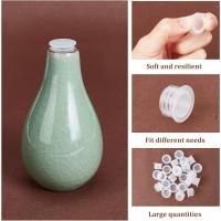 25PCS Tapones Para Esmalte Y Pimienta Plásticos Reutilizables Transparentes Tamaño 1/2 Pulgada Repuestos Para Botellas - details 2