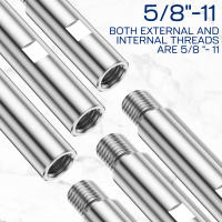 3Pcs Rodillo De Extensión Para M14 Amoladora Angulada Adaptador De Hilo 75/100/140mm Accesorios De Pulido Y Amolado - details 1
