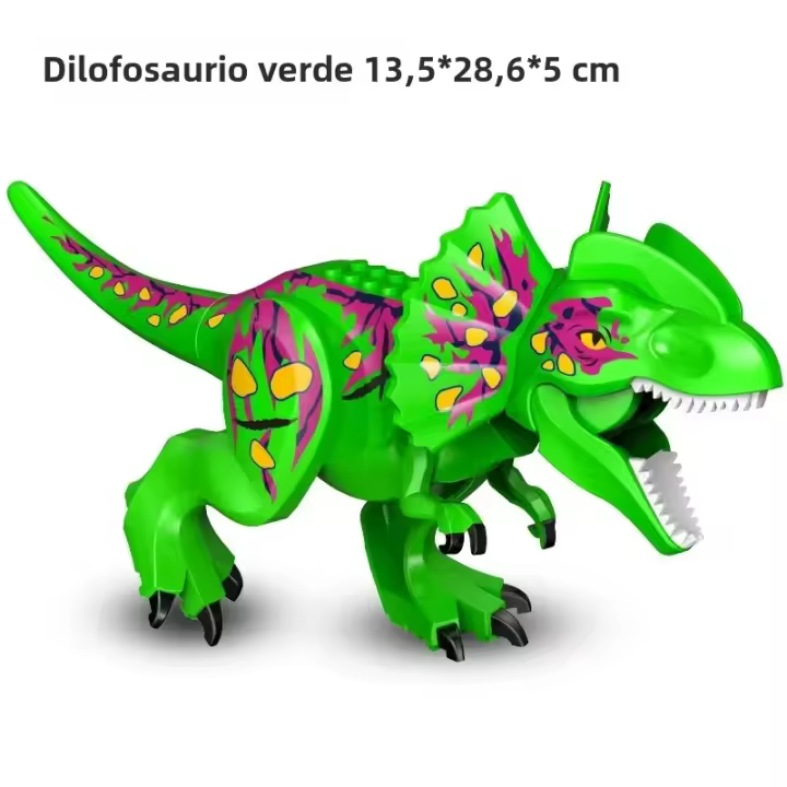 Figuras De Acción DIY Serie Dinosaurio Mini Bloques De Construcción Waylon Jones Y Killer Croc Juguetes Para Niños Edad Recomendada 14+ - 1