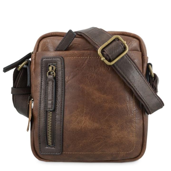 El potro: small men's shoulder bag 70184-verota-cuero el potro