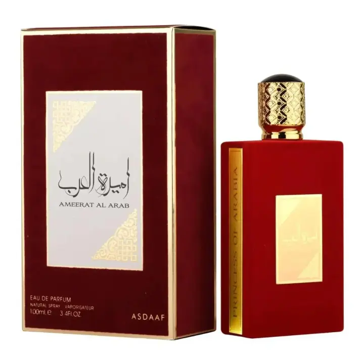 Perfume Ameerat Al Arab 100ml - Lattafa, fragancia intensa de lujo y encanto para mujeres - 1