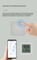 Sensor De Temperatura Y Humedad Bluetooth Tuya Mini Con Pantalla LCD Higrómetro Inteligente Control Remoto Por App Para El Hogar - details 5