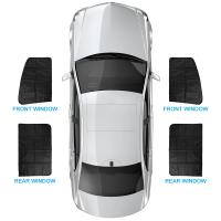 Protector De Sol Para Coche Con Magnéticos Cortinas De Protección UV Cortina De Ventana Dual Lados Auto Sunshade Accesorios DIY - details 8