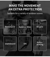 Chaleco De Armadura Para Niños WOSAWE Protector De Espalda Y Pecho Para Motocicleta Equipo De Protección De Motocross Con Esponja Antichoque - details 9