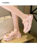 Zapatillas De Tres Maneras Para Mujer EVA Con Plataforma Cómodas Y Transpirables Zapatos De Playa Para Jardín Casa - details 4