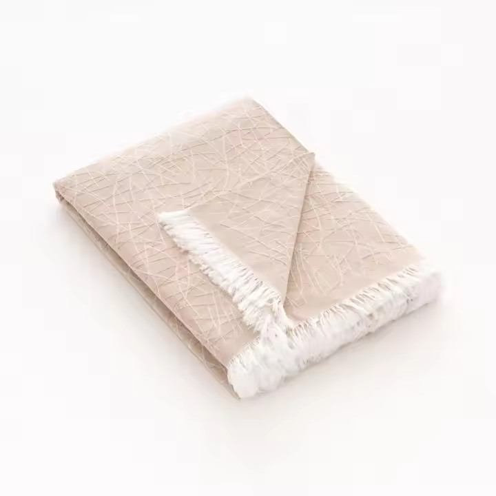 HIPERMANTA. Colcha Foulard multiusos 50% ALGODÓN / 50% POLIESTER modelo MARBRE.  Medida: 180x290 cm. Tamaño para CAMA 90/105cm y SOFA DE 2 PLAZAS. Varios colores a elegir. Transpirable, resistente y suave. - 1