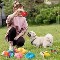 Juguetes Suaves Para Perros De Tamaño Pequeño Y Medio 10/20/50 Pack Juguete Squeaky De Peluche Juegos Interactivos Para Mascotas - details 4
