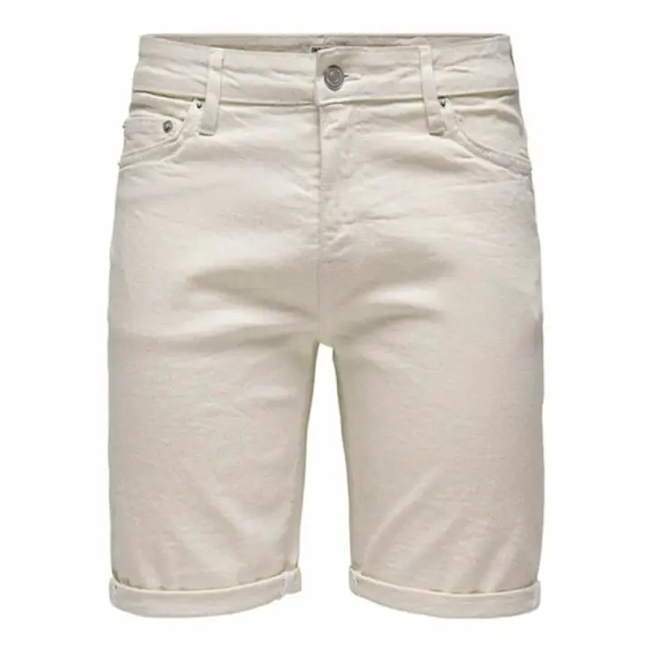 Pantalones Cortos de Hombre Only & Sons Onsply 9296 Ecru Beige - 1