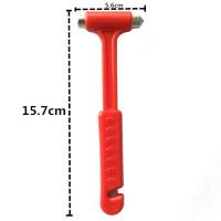 Martillo De Seguridad Para Coche Herramienta De Rescate Emergencia Portátil Corte De Cinturón De Seguridad Plástico Universal - details 8