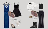 Bolso Clutch de Fiesta Negro con Brillo La Monsita - details 6