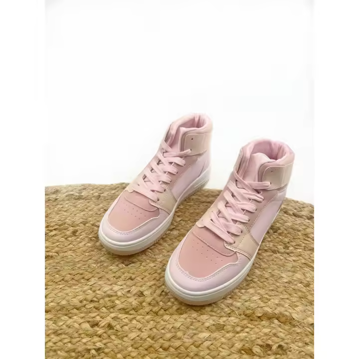 Calzado Estilo. Zapatillas deportivas para mujer, color pastel, con comodidad superior, materiales transpirables, suela antideslizante y cierre con cordones, ofreciendo un estilo versátil para cualquier ocasión - 1