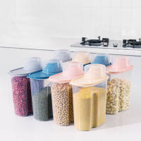 Caja De Almacenamiento Transparente Y Sellada De Gran Capacidad Para Cereales Granos Y Frijoles Material PP Estilo Moderno - details 7