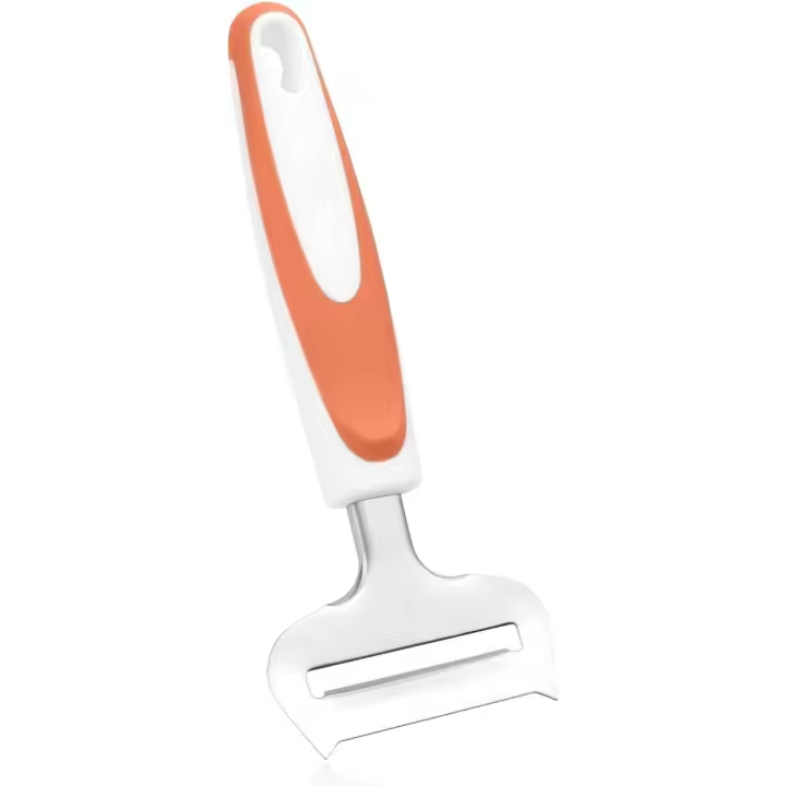 Cortador de queso Cuchillo de acero inoxidable para queso Cortador de queso plano de alta resistencia, Rallador, Servidor para queso semi blando y semiduro - 1