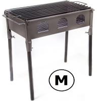 BARBACOA DE CARBON ARTESANAL HIERRO NEGRA ALTA RECTANGULAR 25X45CM,CM,fespu - details 0