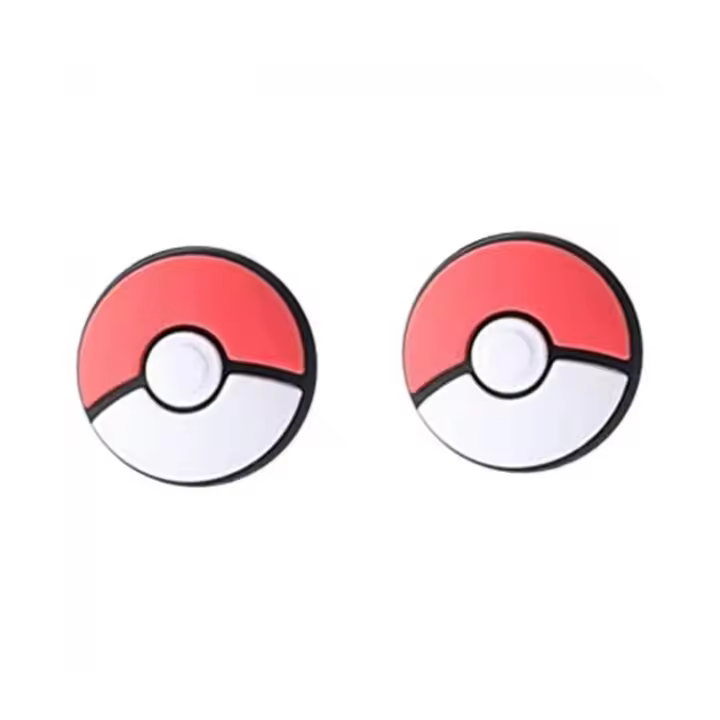 IMATICA LOS PALACIOS - Grips Joystick para Nintendo Switch Lite - Protector de Silicona Pokémon Pokeball Rojo - 1