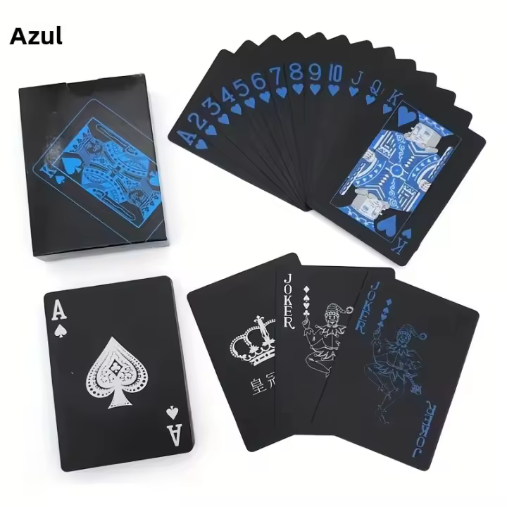 Cartas De Poker Illusionist De PVC Impermeables Diseño Aesteticamente Mejorado Duraderas Para Noches De Juego Fiesta Casino Y Familia - 1