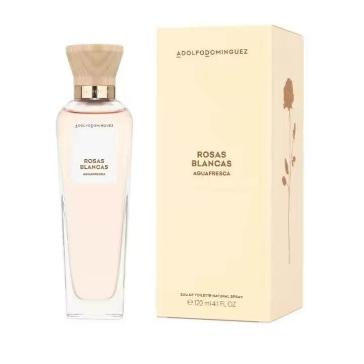 Adolfo Dominguez Agua Fresca de Rosas Blancas EDT 120ml - Elegancia Floral Moderna - 1