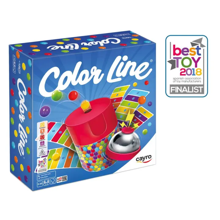 Color Line - Juego de acción y rapidez - Juego de Mesa - Desarrollo de Habilidades manuales y visión Espacia Cayro - 1