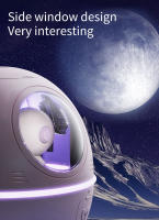 Lámpara De Ambiente Recargable LED Astronauta Capsula Espacial Regalo Para Niños Decoración De Habitación Luz Nocturna USB Plug in - details 5