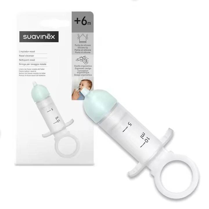 Suavinex Limpiador Nasal Punta de Silicona +6m - 1