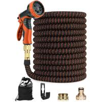 BIT Manguera De Jardín Extensible De 50 Pies/15 M, Manguera De Jardín Extensible con Pistola Rociadora De 10 Funciones, Accesorios De Latón, Bolsa De Almacenamiento, para Riego Y Limpieza De Jardines - details 0