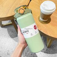 Botella Térmica De Acero Inoxidable 1.2L Con Tapa Y Pajita Mantener Frío Y Caliente  Aislante Ecológica Para Agua - details 6