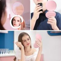 Espejo De Maquillaje Portátil Con Luz LED Y Aumento De 10x Plegable Recargable Compacto Para Bolso Y Bolsillo - details 9