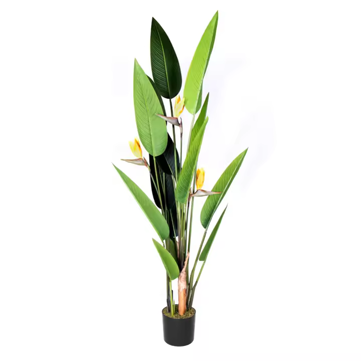 Nortene | Planta Artificial Ave Del Paraiso Flor 185 Cm | Plantas Realistas | Decoración Para Hogar Y Oficina | Planta Artificial Grande | Perfecta Para Ambientes Modernos - 1