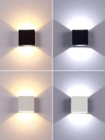 Lámpara De Pared LED 6W Energía Eficaz Iluminación Interior Luz De Aluminio Disponible En Negro Y Blanco Iluminación Contemporánea Para Cocina Dormitorio Estudio Baño - details 6