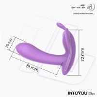 INTOYOU APP SERIES Wingy Estimulador Mariposa con APP Huevo Vibrador  Color Lavanda Juguetes sexuales Consolador - details 2