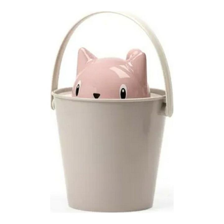 Bucket container United Pets Cat food Pink/Grey (20 x 28 cm) main image 0
