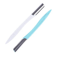 Afeitadora De Cejas Para Mujer Herramienta De Eliminación De Vello Con Cuchilla Para Rostro Trimmer Y Modelador - details 2