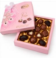 Bombones de Praliné Bolçi surtidos de 130 gr. en color rosa con bolsa de regalo a juego - Deliciosos chocolates variados para regalar - details 0
