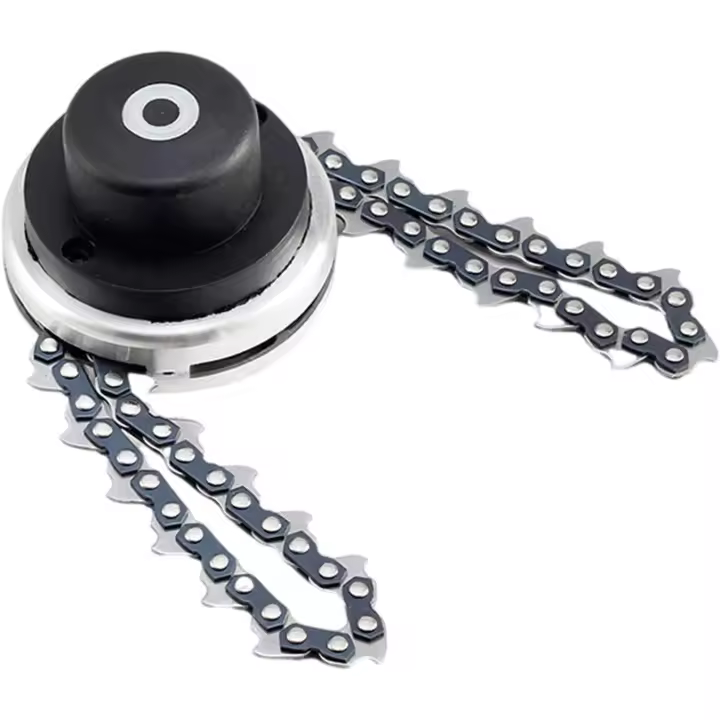 Cortadora de césped universal - Cabezal de corte de cadena - Instalación de 10 mm - Cortadora de jardín - Accesorios para cortadoras de césped de exterior - Repuestos para cabezal de corte de cadena universal - Cortadora de césped - 1