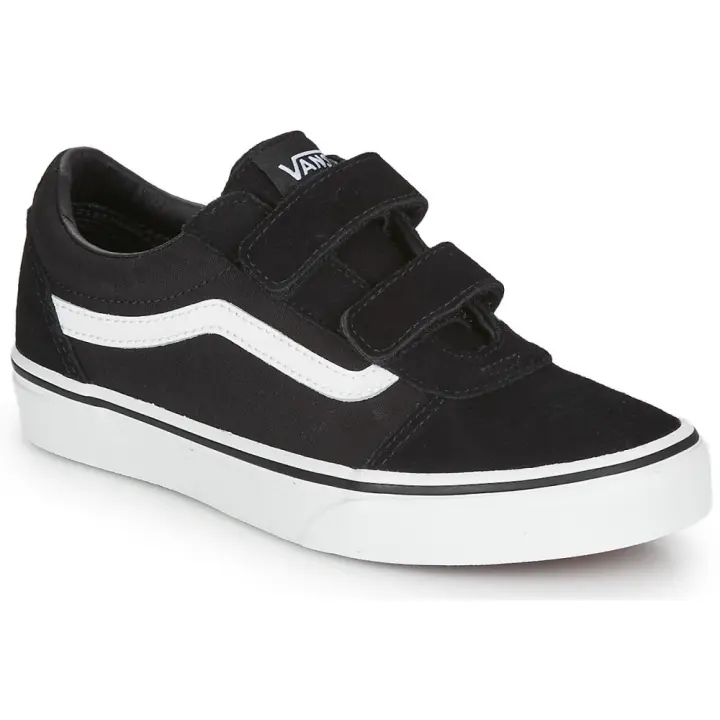 Zapatillas Vans Yt Ward V Suede Canvas Negro Blanco Vn0A4Budiju1 Casual Niño Niña - 1