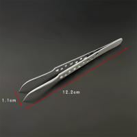 Juego De 2 Pinzas Precision Acero Inoxidable Antiestática Para Electrónica Herramientas Manuales Curvas Y Rectas Para Reparación De Teléfonos Móviles - details 4