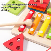 Juguetes Educativos Montessori Para Bebés Madera Colores Y Formas Bloques De Colorido Aprendizaje Para Niños Y Niñas Regalo De Cumpleaños - details 14