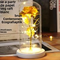 Rosa De Galaxy Artificial Para Decoración De Boda Y Regalo De San Valentín Y Día De La Madre Estilo Creativo Y Bellas Flores Artificiales Para El Hogar - details 17