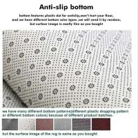 Carpetas Redondas Cómodas De Estilo Pastoral Europeo Alfombra Decorativa Bohemia Floral Colorida Antideslizante Para Baño Y Puertas - details 1