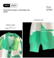 Suéter De Manga Larga Para Mujer Y Hombre Con Cuello En V Botones Abiertos Suave Y Cálido Chaqueta De Lana Tejida Casual Para Otoño E Invierno - details 2