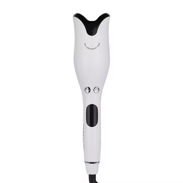 Rizador De Pelo Multifuncional En Forma De Rosas Profesional Con Pantalla LCD Rizador Cabello Cerámico Rotativo Automático Herramientas De Estilo Seco Y Húmedo Temporada Invierno - 1