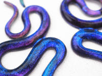 Molde De Silicona Para Joyería DIY Epoxy Resina Cabeza De Serpiente Para Pendientes Y Llavero Molde De Espejo Duradero - details 6