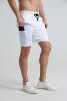 Nuevos Shorts De Verano Para Hombre Doble Capa Gimnasio Deportivo Secado Rápido Entrenamiento 2 En 1 Multibolsillos Pantalones De Correr - details 11
