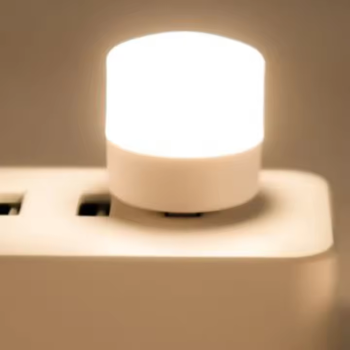 4pcs Luz Nocturna USB Protección Ocular Mini Luz De Mesa Portátil LED Luz De Emergencia Atmosfera Para Dormitorio - 1