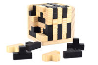 Rompecabezas 3D Cubo De Madera Educativo Juguete Creativo Interlocking Para Niños Juego De Desarrollo Inteligencia IQ Regalo - details 3