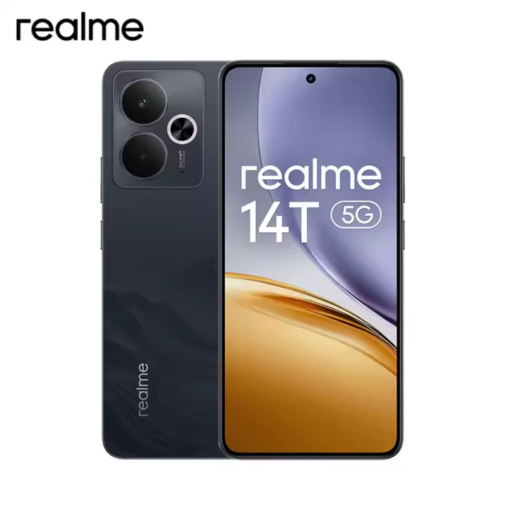 Teléfono Móvil Realme 14T 5G 8GB+256GB, Pantalla AMOLED 120Hz, Cámara AI 50MP, Batería 6000mAh, Carga Rápida 45W, MediaTek Dimensity 6300，IP69 - 1